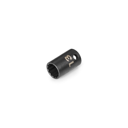 Tekton 3/8 Inch Drive x 13 mm 12-Point Impact Socket SID12313